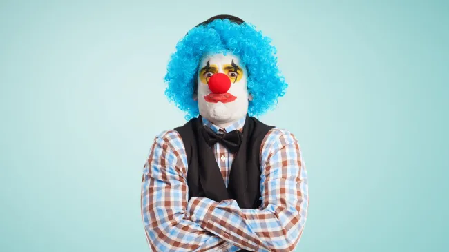 Angry clown